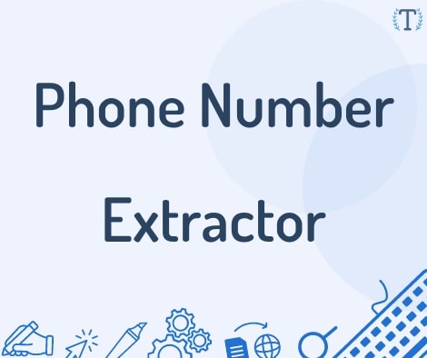 express phone number extractor extract